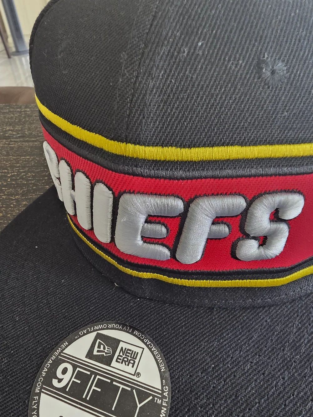 New Era 9FIFTY Kansas City Chiefs Snapback Hat - Black/Red/Yellow